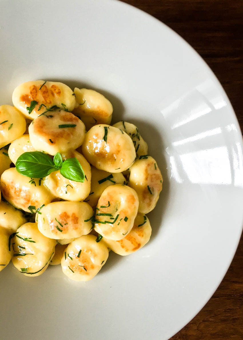 Lemon-Butter Basil Homemade Gnocchi – My French Chef